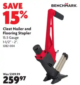 Home Hardware Cleat nailer and flooring stapler offer