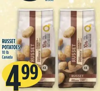 Russet potatoes