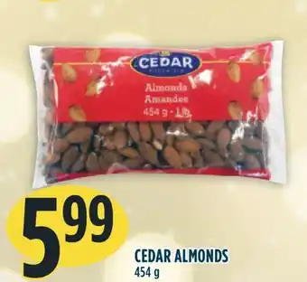 Marché Adonis Cedar almonds offer