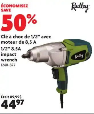 Home Hardware 1/2 8.5a impact wrench offer
