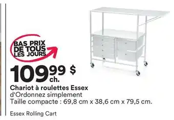 Michaels Chariot à roulettes essex d'ordonnez simplement offer