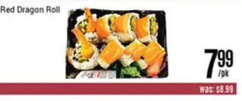 Nations Fresh Foods Red dragon roll offer