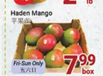 Oceans Fresh Food Market Haden mango offer