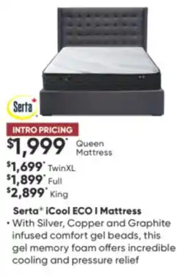Sleep Country Serta icool eco i mattress offer