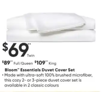 Dormez Vous Bloom essentials duvet cover set offer