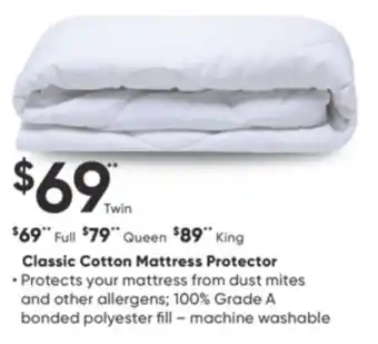 Dormez Vous Classic cotton mattress protector offer