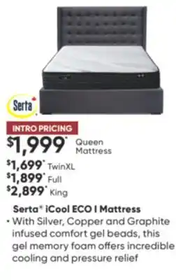 Dormez Vous Serta icool eco i mattress offer