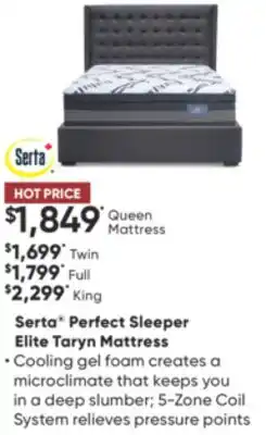 Dormez Vous Serta perfect sleeper elite taryn mattress offer