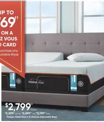 Dormez Vous Tempur-pedic ease 4.0 lifestyle adjustable base offer