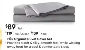 Dormez Vous Pûr organic duvet cover set offer
