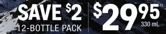 The Beer Store 12-bottle pack offer