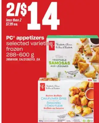 Independent Grocer Pc appetizers, 288-600 g offer