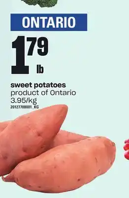 Independent Grocer Sweet potatoes offer