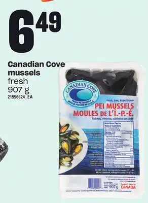 Independent Grocer Canadian cove mussels, 907 g offer