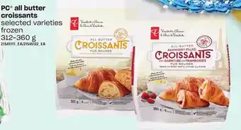 Independent Grocer Pc all butter croissants, 312-360 g offer