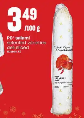 Independent Grocer Pc salami offer