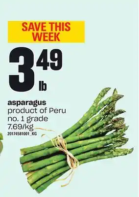 Loblaws Asparagus offer