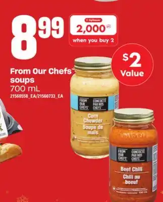 Loblaws From our chefs soups, 700 ml offer