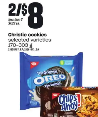 Loblaws Christie cookies 170-303 g offer