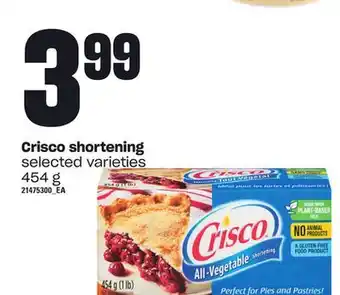 Loblaws Crisco shortening, 454 g offer