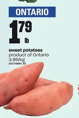 Loblaws Sweet potatoes offer
