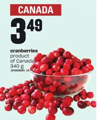 Loblaws Cranberries, 340 g offer