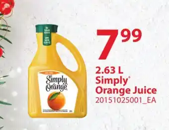 Loblaws 2.63 l simply orange juice offer