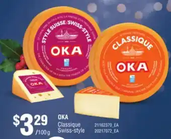 Loblaws Oka classique swiss-style offer