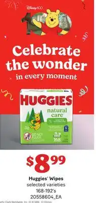 Loblaws Huggies wipes, 168-192's offer