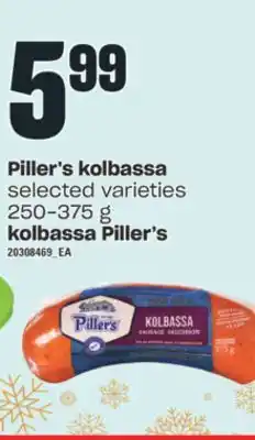 Valu-mart Kolbassa piller's 250-375 g offer