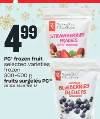 Valu-mart Fruits surgelés pc, 300-600 g offer