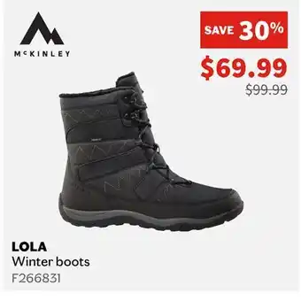 Sports Experts Mckinley lola women's winter boots offer
