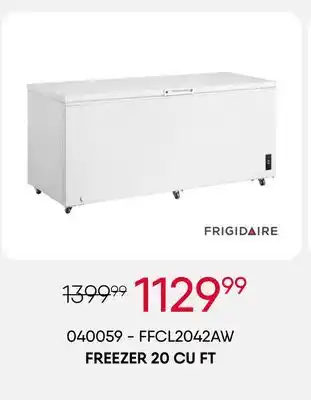 Meubles RD Frigidaire freezer 20 cu ft offer