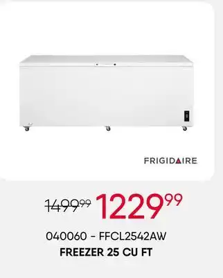 Meubles RD Frigidaire freezer 25 cu ft offer