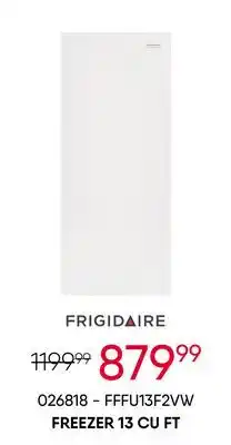 Meubles RD Frigidaire freezer 13 cu ft offer