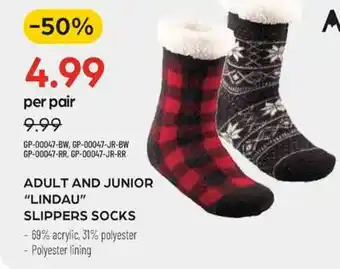 Pronature Alper adult and junior lindau slippers socks offer