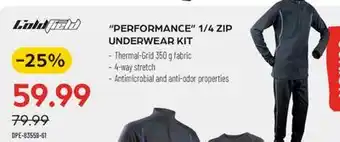 Pronature Performance 1/4 zip underwear kit offer