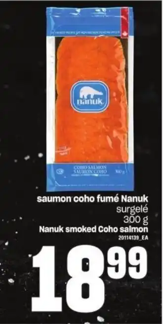 Provigo Nanuk smoked Coho salmon offer