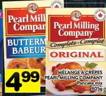 Supermarché PA Pearl milling company pancake mix offer