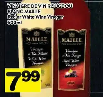 Supermarché PA Red or white wine vinegar offer