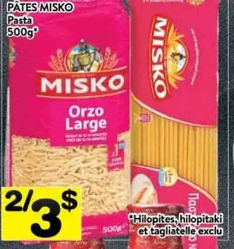 Supermarché PA Misko pasta offer