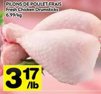 Supermarché PA Fresh chicken drumsticks offer