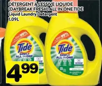 Supermarché PA All in one tide liquid laundry detergent offer