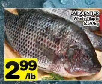Supermarché PA Whole tilapia offer