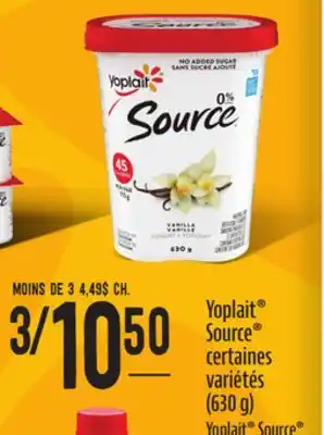 Provigo Yoplait source , 630 g offer
