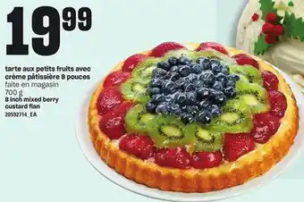 Provigo Tarte aux petits fruits avec crème pâtissière 8 pouces, 700 g offer
