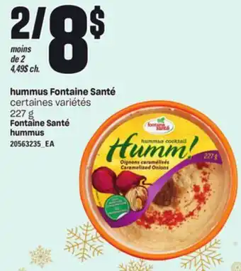 Provigo Hummus fontaine santé, 227 g offer