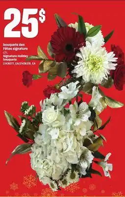 Provigo Bouquets des fêtes signature offer