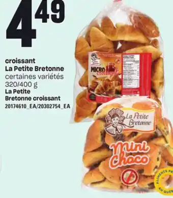Provigo Croissant la petite bretonne, 320/400 g offer