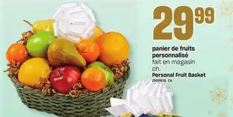 Provigo Panier de fruits personnalisé offer